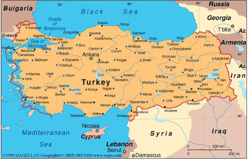 Kalkan Turkey Maps, Kalkan Property